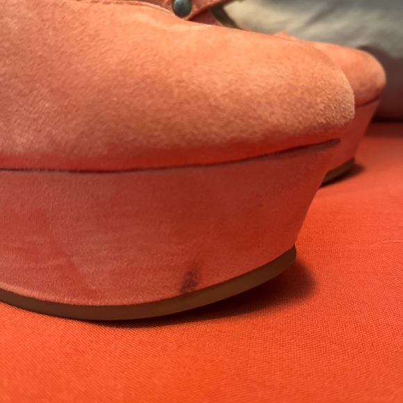 Qupid peach heels women’s size 8 - Picture 8 of 12